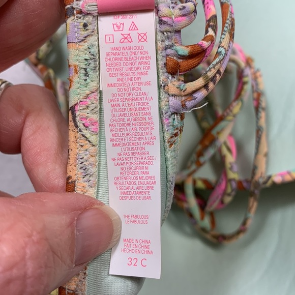 Victoria’s Secret Racer Back Padded Bikini Top - 32 C - Picture 6 of 9